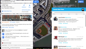Tweets Near You Integrates with HootSuite and Google Maps