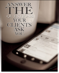 Answer the Questions Your Clients Ask You