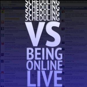 Scheduling Versus Being Online Live