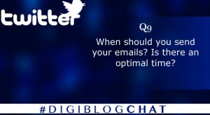 Q9. When should you send your emails? Is there an optimal time?